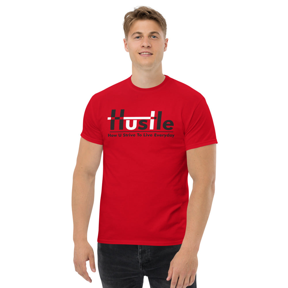 H.U.S.T.L.E How U Strive Everyday - Red T-Shirt