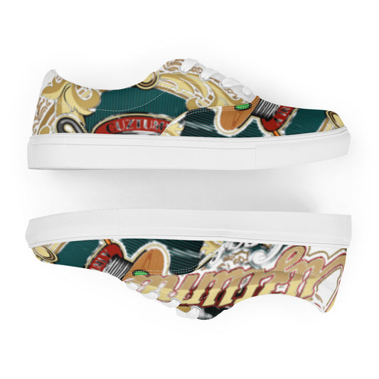 Men’s lace-up canvas shoes