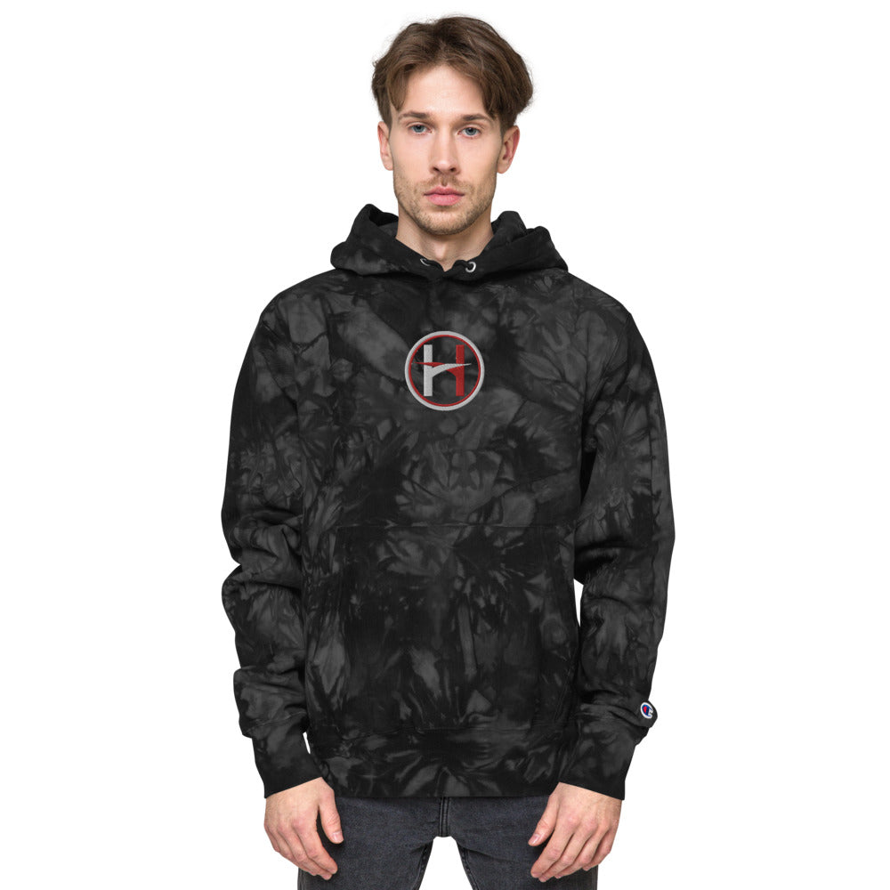 Cuztumly Crafted Champion tie-dye hoodie