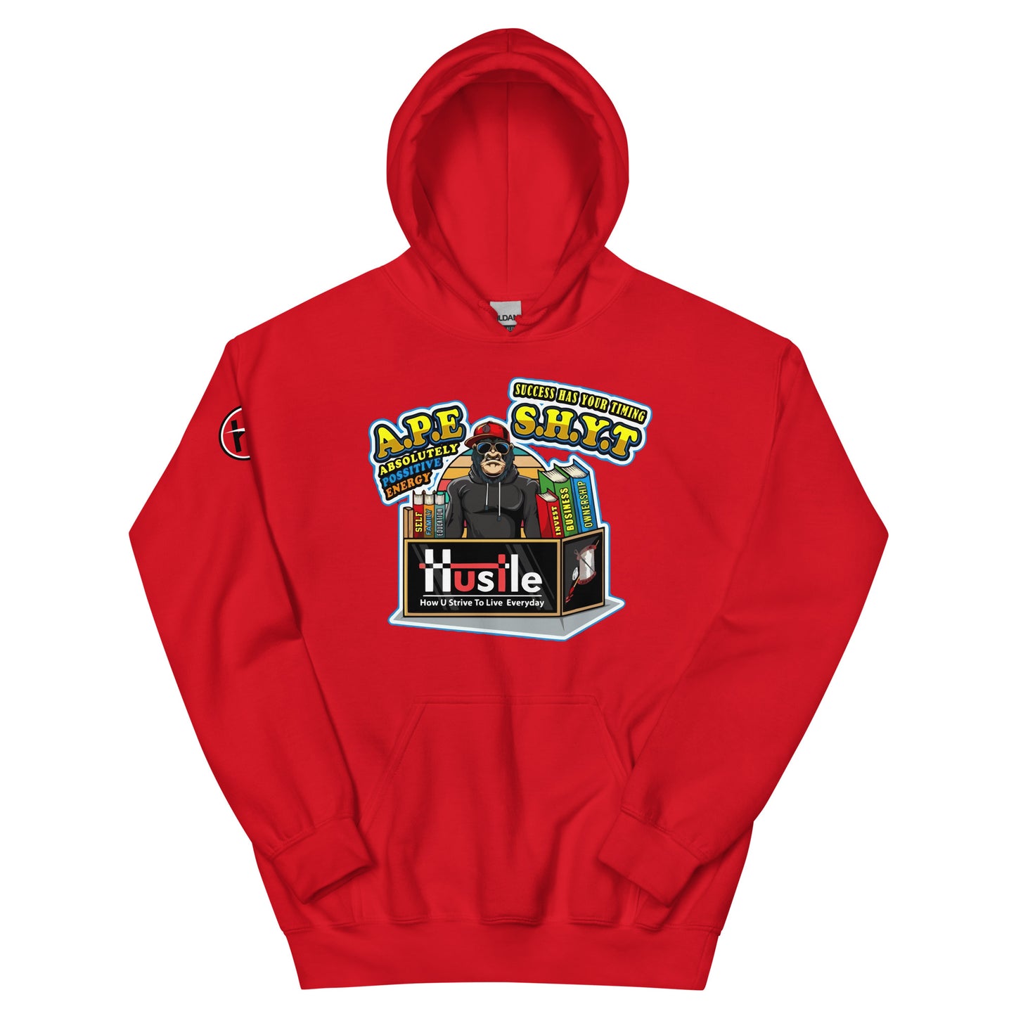 Ape Shyt Red Hoodie