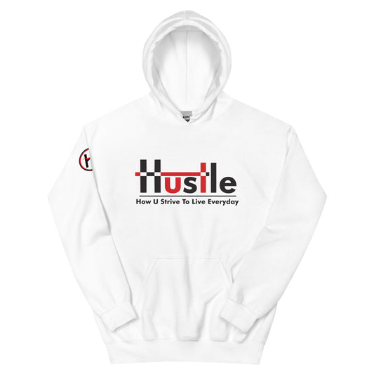 H.U.S.T.L.E How U Strive Everyday - White