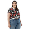 All-Over Print Crop Tee