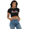 How U Strive To Live Everyday Organic Crop Top - Black