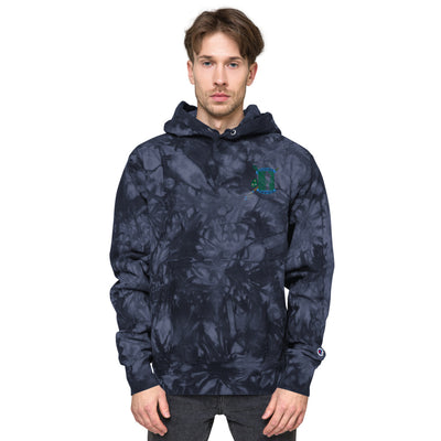 Cuztumly Crafted Champion tie-dye hoodie