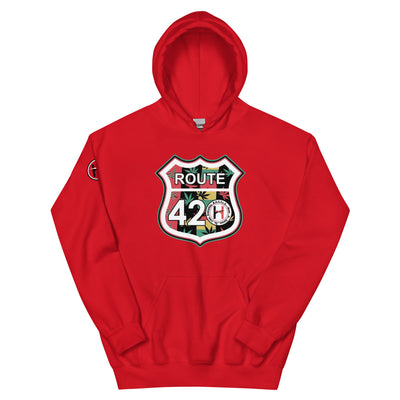 420 Red Hoodie