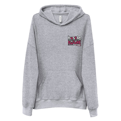 Unisex sueded fleece hoodie