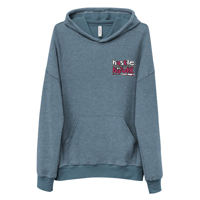 Unisex sueded fleece hoodie